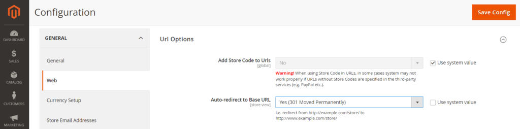 URL Redirects